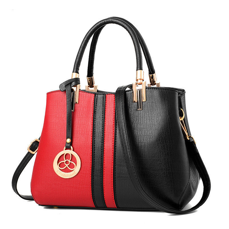 Ladies hit color handbag casual diagonal bag
