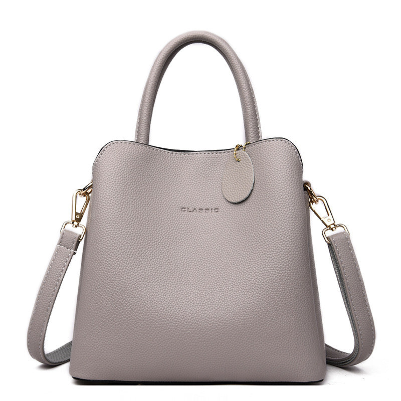 Luxury High Quality Leather Casual Tote Shoulder Bag