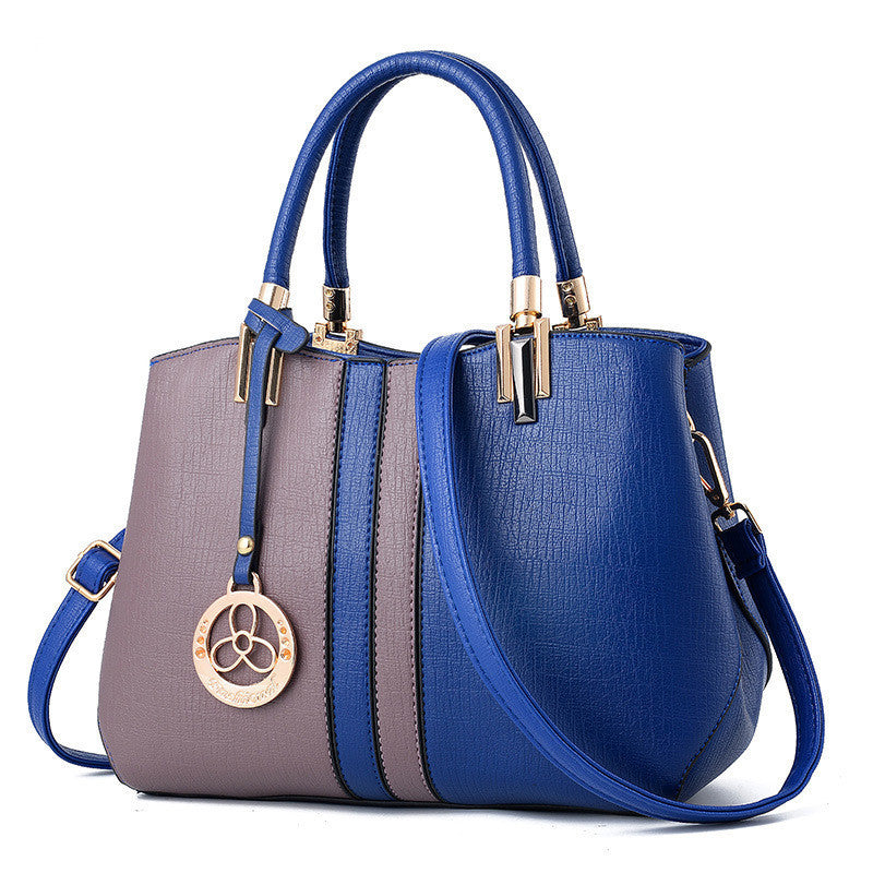 Ladies hit color handbag casual diagonal bag