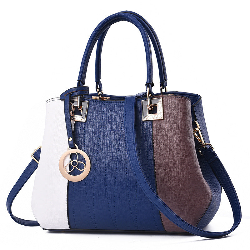 Ladies hit color handbag casual diagonal bag