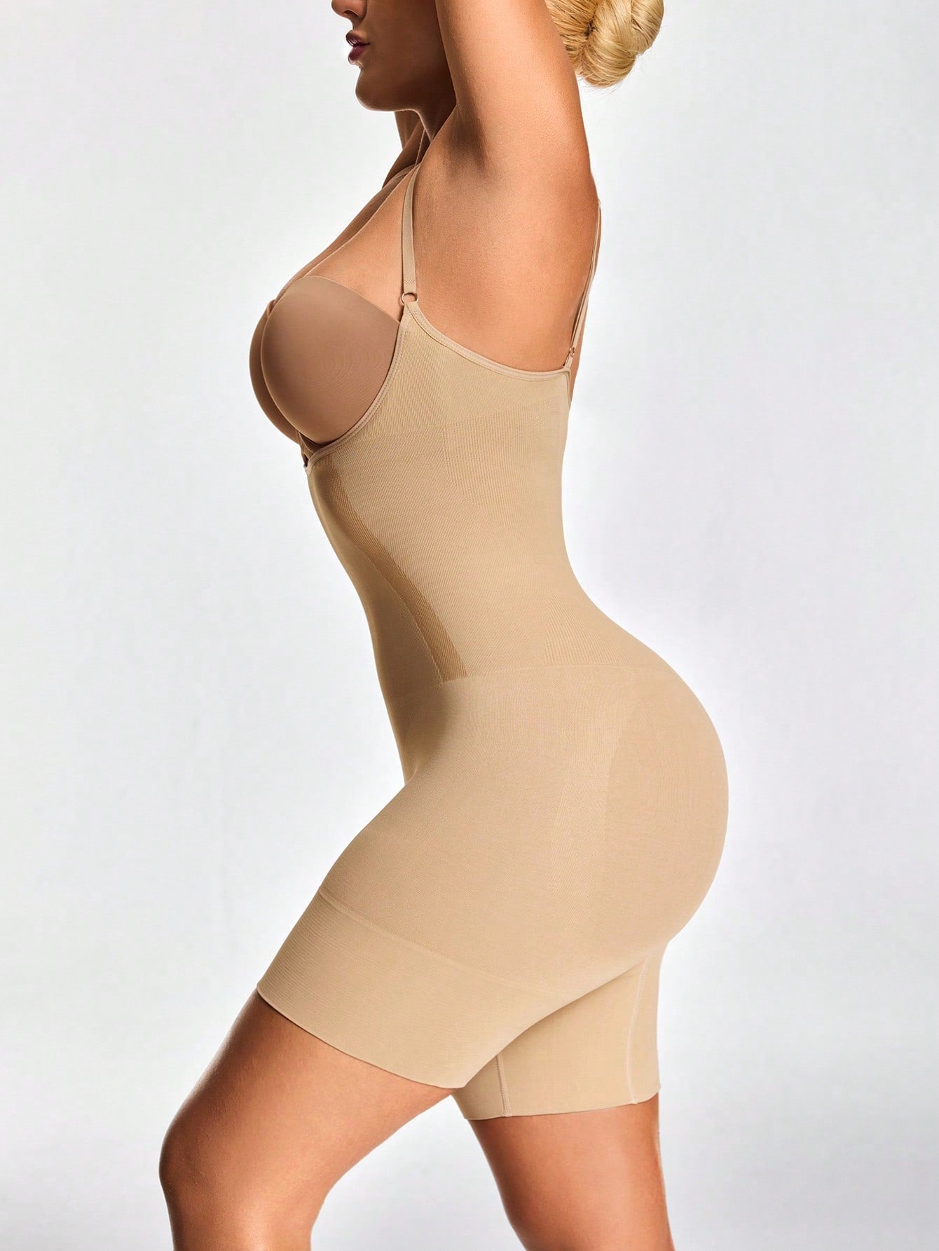 Premium UnderWire Cupped Thong Bodysuit For Women - Tummy & Waist Control With Natural Butt-Lift Effect