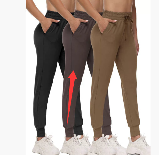 Women's High Waist Leisure Tappered Yoga Pants