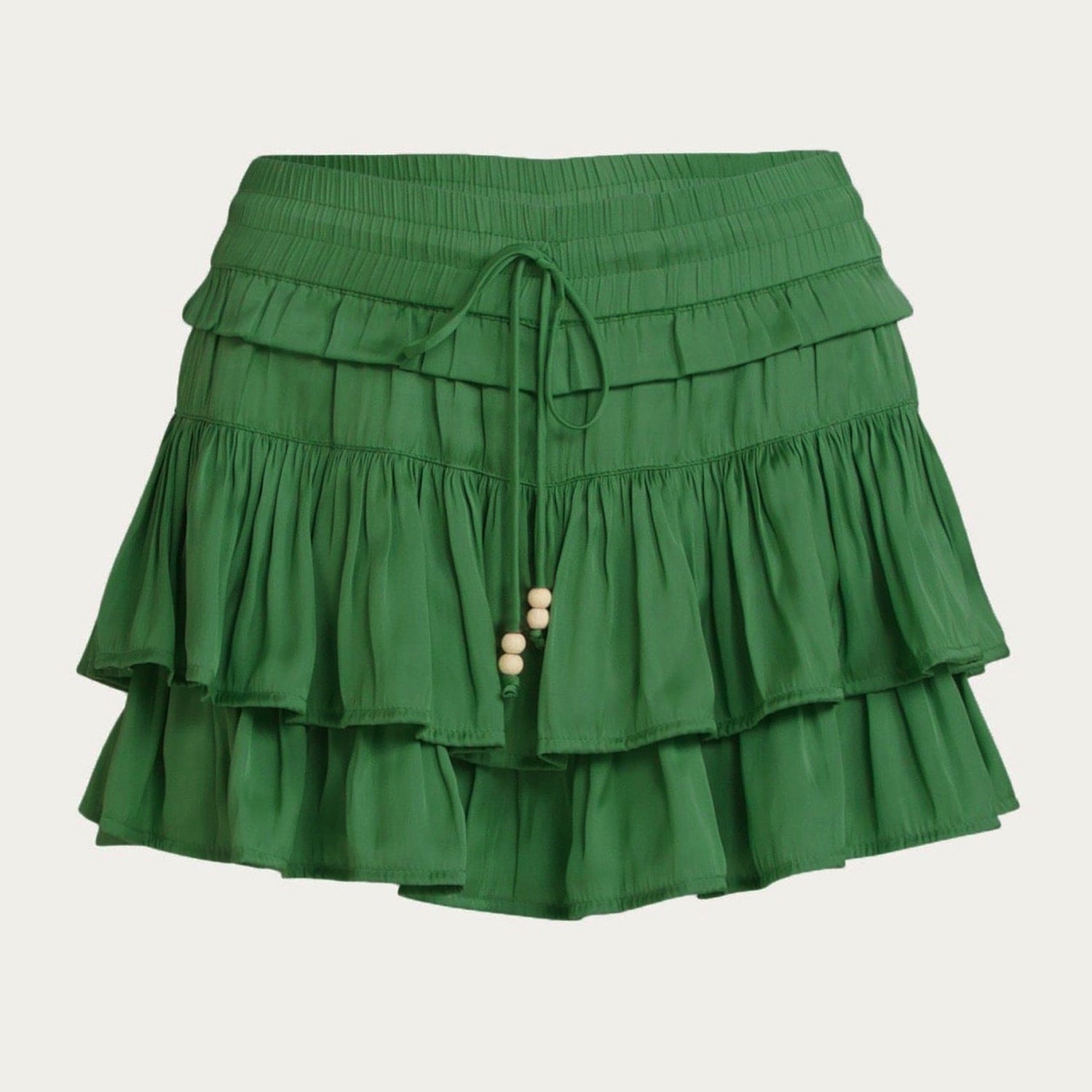 New High-waisted Liner Shorts With A Drawstring Skirt-trousers Design