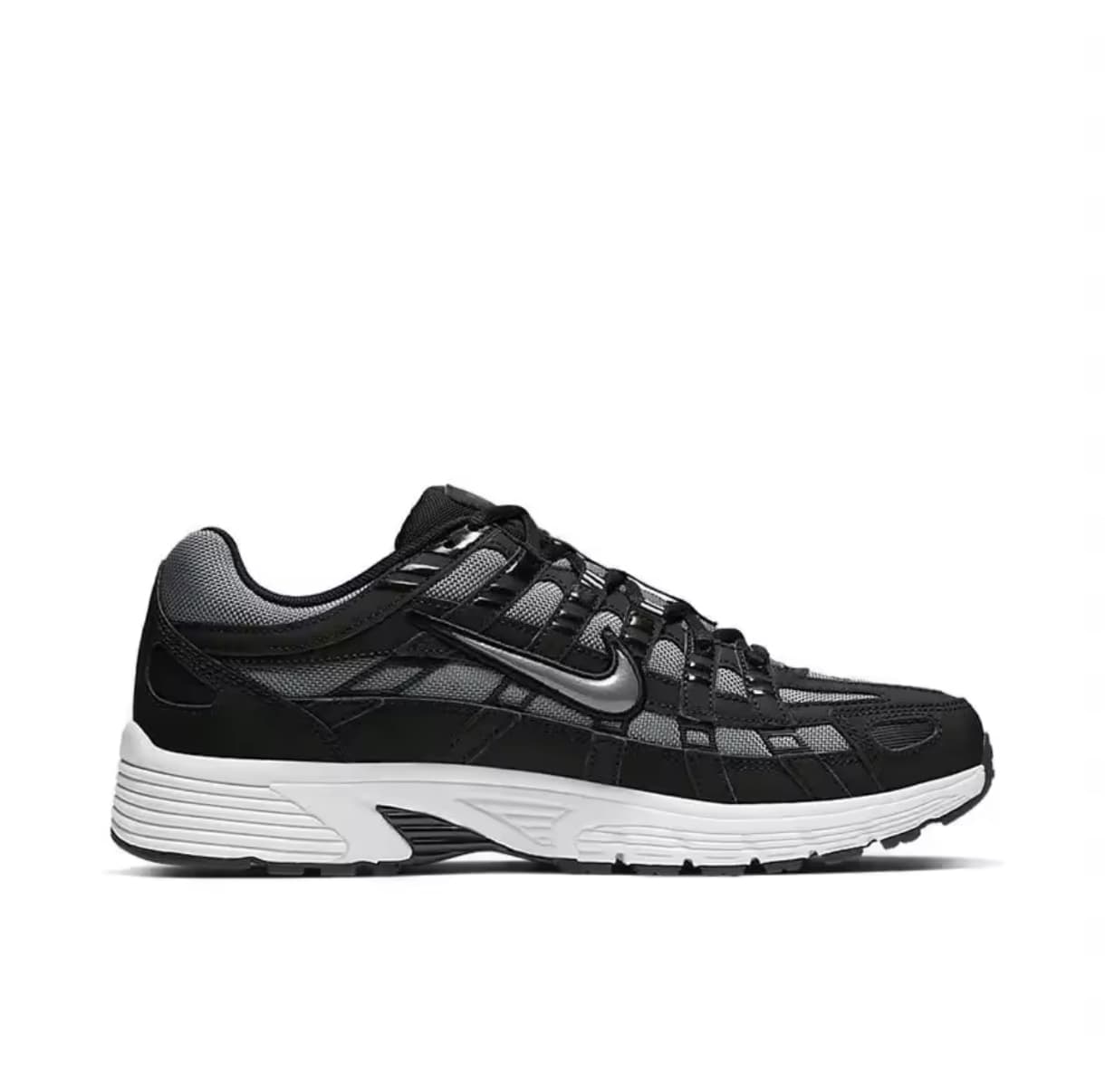 Nike P6000 CNPT Women Gray & Black Cushioning Antislip Retro Sports Casual Shoes
