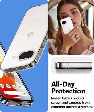 Shockproof Ultra Thin Silicone Soft Case For Google Pixel 9a Clear Phone Cover