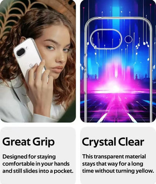 Shockproof Ultra Thin Silicone Soft Case For Google Pixel 9a Clear Phone Cover
