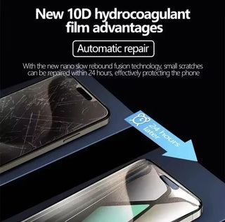 5Pcs Full Hydrogen Film For Apple iPhone 15 Pro Screen Protector Film