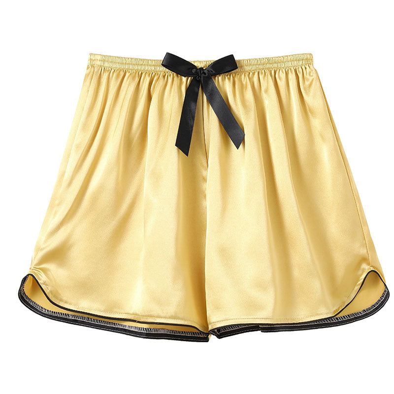 Women's Slim-fit Solid-color High-end Shorts